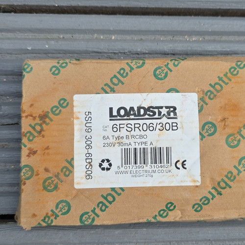 Loadstar 6fsr06 30b rcbo - loadstar,