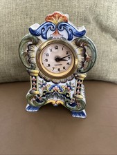 Antique French Faience Mantle