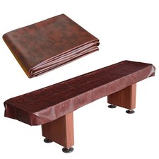 9ft Dust Proof Shuffleboard Table Cover with Reinforced Seams and Lining