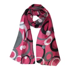 Ladies Multi-coloured 1960s Retro Chiffon Scarf 
