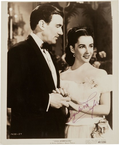 Elizabeth taylor signed - elizabeth,