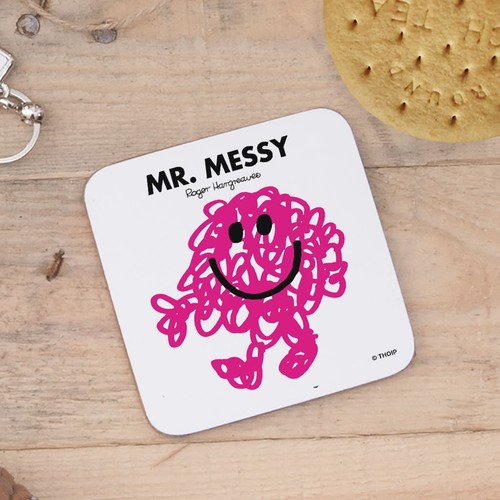 Men coaster messy square - mr,