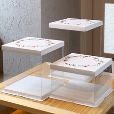 Large Clear Plastic Cake Boxes