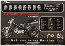 Sachs MadAss 50 & 125 Late 2000s UK Market Single Sheet Sales Brochure