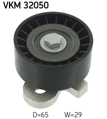 New tensioner pulley ribbed - new, v-ribbed