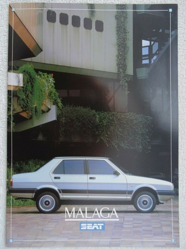 Seat malaga saloon brochure - seat,