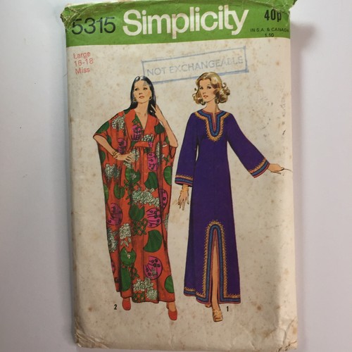 Simplicity 5313 kaftan - simplicity,