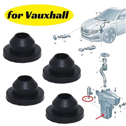 Windshield washer pump seal - 4x,