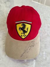 Ferrari F1 Cap signed by 7 times World Champion  Micheal Schumacher 2006  £595