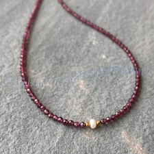 Natural Garnet Faceted Dark