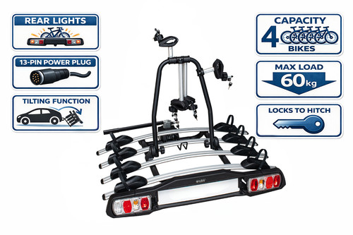 Tow bar bike carrier - carrier, for