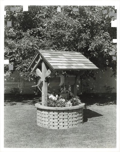 1986 wooden well garden - wooden,
