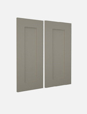 Homebase Classic Shaker Kitchen Cabinet Door Pair of 275mm 900 Tall Sage 204426