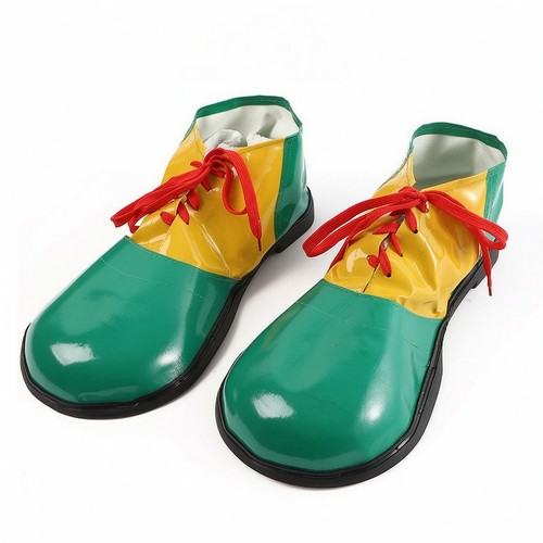 Clown shoes shiny carnival - shoes,