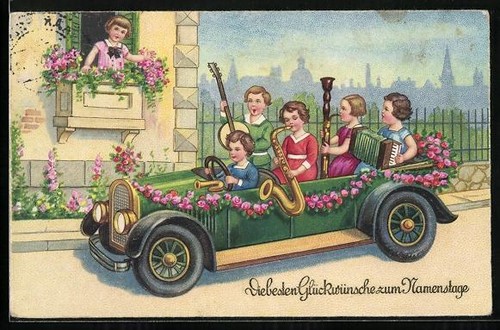 Car with small chapel