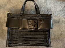 Armani Exchange Black Woven