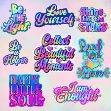 Motivational Stickers Die cut