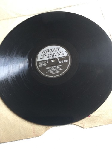 Eddie cochran 78rpm summertime - 78rpm,
