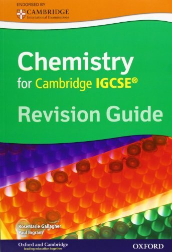 Cambridge chemistry igcse - cambridge, igcse®