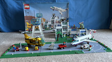 Lego Airport 10159 (6597) Full Size Image Box +Instructions COMPLETE 12 Minifigs