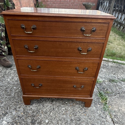 Dark brown wooden - brown, drawer