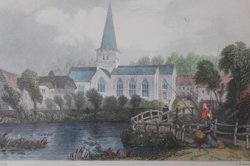 Godalming antique coloured - antique,