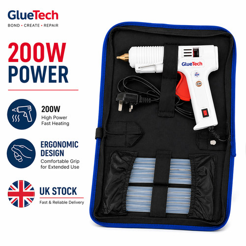 200w hot glue gun kit - glue,