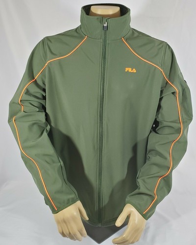 Fila mens green zip track - mens,