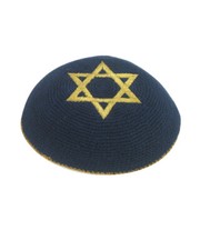 Blue Gold Star Of David