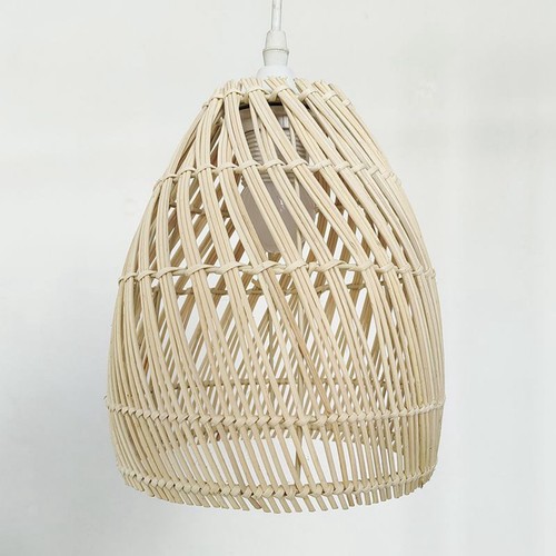 Wicker lamp shade piece - 1,
