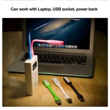 1pc White Mini USB LED Light