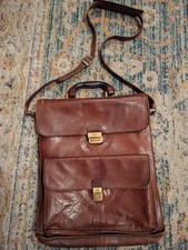 Vintage 70s The Bridge Leather Satchel Bag
