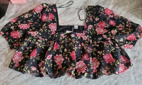 Top crop blouse size - top, h&m