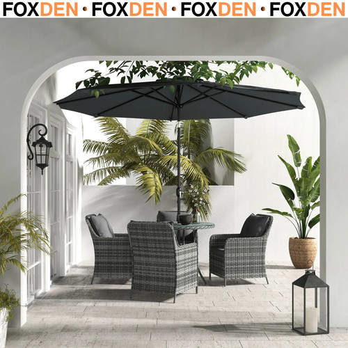 Seater rattan dining set - 4,