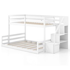 Twin Over Full Low Bunk Bed