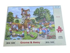 Gnome & Away Puzzle 500p Large Pieces By House Of Puzzles Brand New Sealed