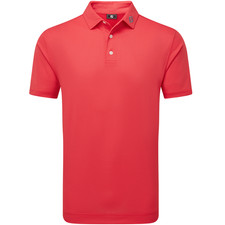 FOOTJOY 2025 STRETCH PIQUE SOLID MENS GOLF POLO SHIRT / ALL SIZES / HIBISCUS