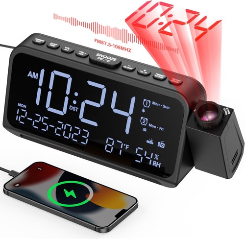 Rocam alarm clock radio with - rocam,