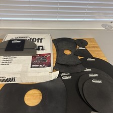 Evans Soundoff Drum Mutes Full Set with Cymbals + Bass 12",13",14",16" + 14”sr 