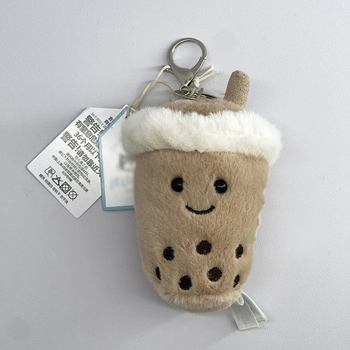 Plush golf ball keychain - plush,