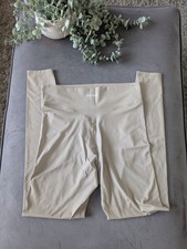 New Lounge Apparel High Waist Leggings Beige Stone UK L Gym Yoga Casual £45