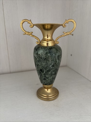 Green marble gilt brass - green,