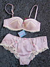 32A BRA SIZE 10 KNICKERS MINK