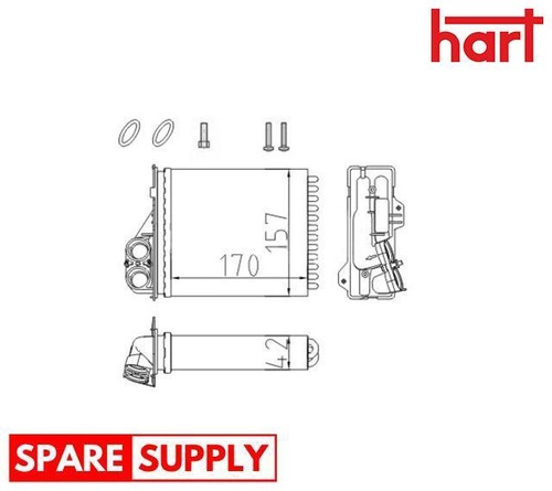 Heat exchanger interior - heat,