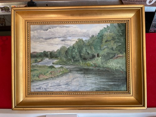 Original scottish oil - oil, painting