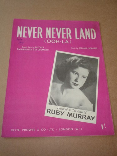 Ruby murray never land - murray,