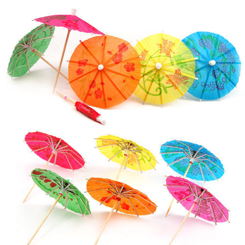 Paper cocktail umbrellas - paper,