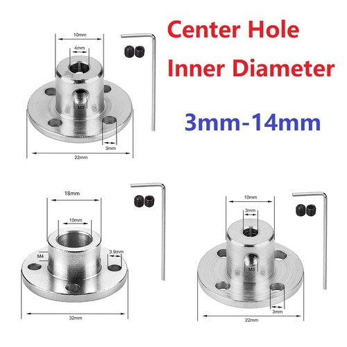 3mm 14mm center hole - center, flange