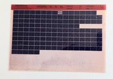 Honda XR 350 RD/E/F/G 1985 PARTS LIST MICRO FICHE