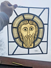 Vintage Stained glass panel